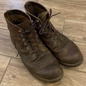 Red Wing Iron Ranger Boot 8111 Amber Harness Size 11 E2 (Wide)